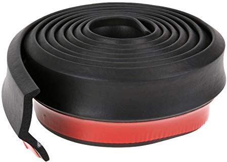 Domybest Protection Pare-choc Voiture Spoiler Voiture Bande de Pare-chocs Avant Universelle en Caoutchouc Lèvre de Pare-chocs Avant Protecteur Spoiler Pare-chocs 2.5mx65mm