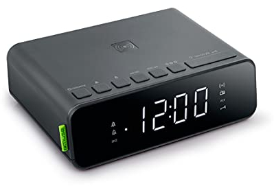 Muse M-175WI - Radio Despertador Alarma Dual, Negro