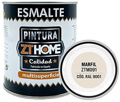 Pintura Mate Interior/Exterior/Multisuperfie para Azulejos baño Cocina, Madera, Puertas, Metal, radiadores, Muebles, Ceramica/Esmalte sintentico