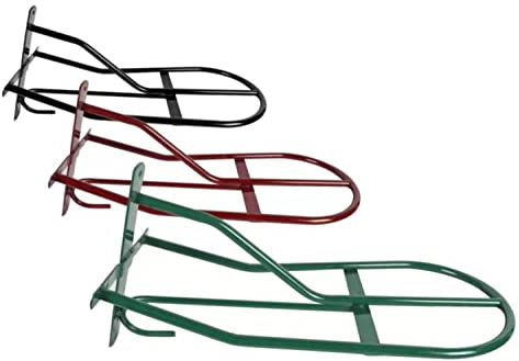 Tosoni Selleria, Sattelhalter für englische Sättel, Sattelhalter aus widerstandsfähigem Material, ideal für den Stall, um den Sattel vor Stößen, Schmutz und Kratzern zu schützen (Schwarz)