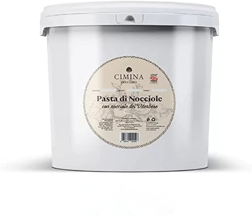 Crema-Pasta di nocciola Tonda Gentile Romana 100% in purezza- Base per gelato alla Nocciola 1kg