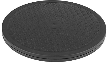 360° 10'' Roterande Plattform, Kraftig TV-skivspelare Roterande Basstativ med Skrapfria Spår för Bildskärmsuppsamling, TV LCD-skärm