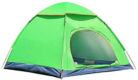 RajoNN Campingzelt Automatisches Pop-Up-Zelt für Familien, wasserdichtes und schützendes Kuppelzelt mit Tragetasche für 2–3 Personen, Familiencamping, Wandern, Garten, Angeln, Strand