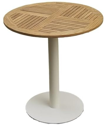 GLigeT Gartengarnitur Strandstühle, einfache Tisch- und Stuhlkombination, Freizeit, Terrasse, Balkon, Outdoor, Korbstuhl-Set, Gartenmöbel Möbelset im Balkon (Color : B 70cm Table 2)