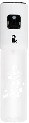 PLIC - Vaporisateur Rechargeable 100ml - Vaporisation Douce et Précise avec Fines Gouttelettes - Idéal pour le Voyage (Format Avion) - Multi-usages - Design Transparent & Blanc