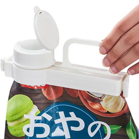 Buerfu Bag Clip with Spout to Pour Food | Bag Sealing Clips,Dog Food Bag Clips Food Bag Clips, Bag Clips for Food, Reusable with Pour Spouts for Food Bag, Kitchen Storage, Dog Food