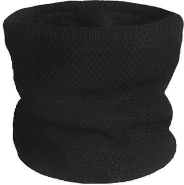 Prizmxed Schlauchschal Herren Winter, Loop Schal Herren Strickschal aus Samt, Halswärmer Super Weich und Bequem, Geeignet für Outdoor-Reisen, Skifahren und Radfahren