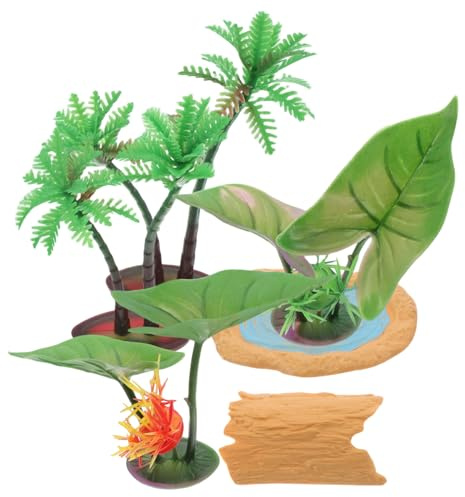 Milisten Plantes Artificielles pour Étang Lotus pour Décoration De Micro-Paysage Et Accessoires pour Bassin