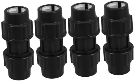 ifundom Raccords d'Irrigation à PE Connecteur de Tuyau pour Système d'Irrigation Réparation de Tuyau d'Arrosage Accessoires Pratiques Résistance à Haute Pression Utilisation Solide