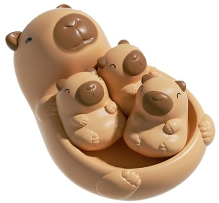 Bath Toys for Kids, Capybara Family Animal Water Bathtub Toy for Kids, Sensory Play Educational Water Floating Capybara for Boys Girls Toddler