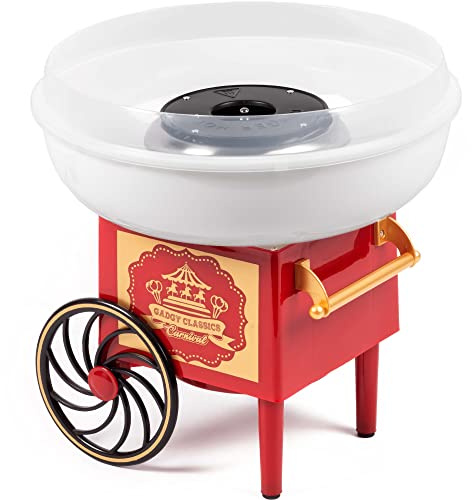 Gadgy Cotton Candy Machine for Home, Retro Floss Maker, Cottonfloss Sugar Sweets, Children's & Kids Birthday Party, Candyfloss Makers