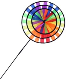 WOONEKY Wheel Windmill Creative Pinwheel Outdoor Lightweight Educational Boys and Camp Decoration
