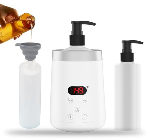 BACTIBLAST Massage Oil Heater Professional Oil Warmer for Massage, Automatic Lotion Warmer Massage Oil Warmer Heated Lotion Cream for Salon, Barber Shops
