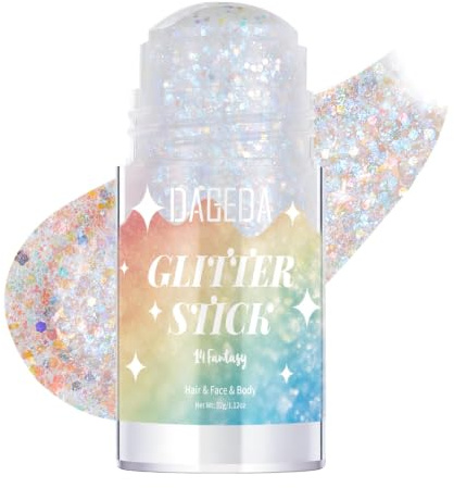 Prreal Bâton De Peinture Paillettes Pour Le Maquillage Des Cheveux Du Visage
