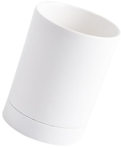 BETOOKY Escurridor Cubiertos de Cerámica Blanco Drenaje y Resistente a Rayaduras, Organizador Multiusos para Utensilios de Cocina Encimera