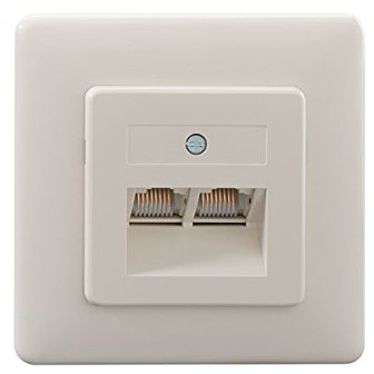 Rutenbeck 13010216 RJ-45 Telefon-/Antennen-/Steckdose - Telefon-/Antennen-/Steckdosen