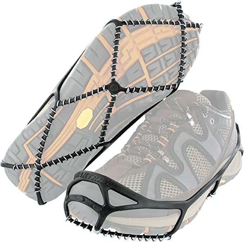 YakTrax Unisex Walk Schuhkrallen Eisspikes, Schwarz (Schwarz), Small ( EU-Schuhgröße 38-40)