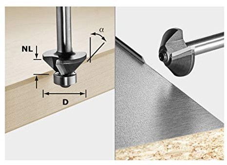 Festool Fasefräser S8 HW 15° D18-KL OFK