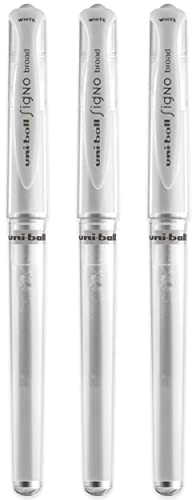 Gelroller Uni-Ball® Signo UM-153, Schreibfarbe: weiß (3 Stück)