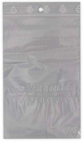 Lot de 500 Sachets 120 x 180 mm fermeture zip Transparent - Sachet fermeture zip 12 x 18 cm 50µ sac plastique compatible alimentaire et congélation de marque UNIVERS GRAPHIQUE REF UGS10-500