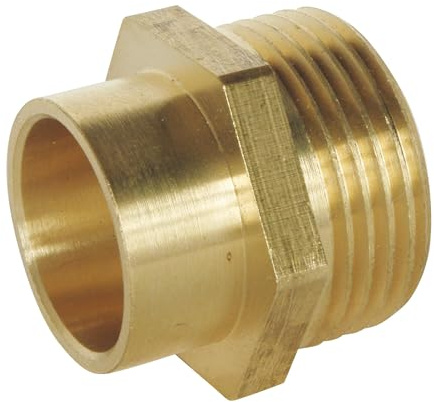 SOMATHERM FOR YOU - ottone giunto a saldare diritta - Male 20/27 - Per tubo di rame Ø18 - Borsa di 2 pezzi