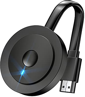 Wireless HDMI Display Dongle 4K & Full HD Wi-Fi Adapter for Miracast/DLNA/Airplay - Compatible with Android/OS/Windows/Mac OS/Monitor/Proiettore