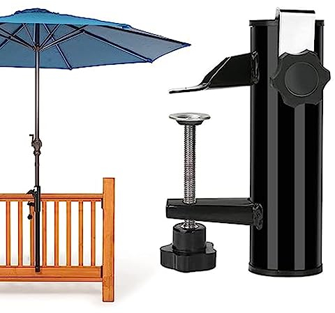 Porte-Parapluies pour Patio Extérieur, Porte-Parapluies pour Extérieur, Support de Parasol en Métal Porte-Parasol pour Balcon, Patio, Pêche Porte-Parapluies pour Evénements Extérieurs, Camping