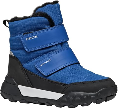 Geox J TREKKYUP BOY B ABX, Snow Boot, ROYAL/BLACK,