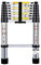 Échelle Télescopique BM TOOLS 2,6M en acier inoxydable, Charge 150kg Pliable Extensible Unique Droite Multi-fonction, Bricolage