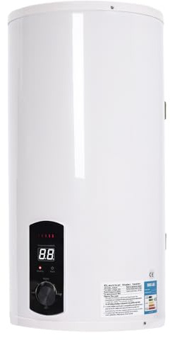 80L Scaldabagno Elettrico Caldaia Hung Orizzontale 4 Persone Serbatoio Scaldacqua 30-75 ℃ Riscaldamento Veloce Con Pulsante Pretermostato Su richiesta Scaldacqua (80L)
