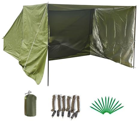 YSMSMZJK Gartenhütte mit Abnehmbarem Schattentuch Carport mit 210D Oxford-Gewebe PU4000 Wasserdicht Fahrrad Zelt Fahrradgaragen