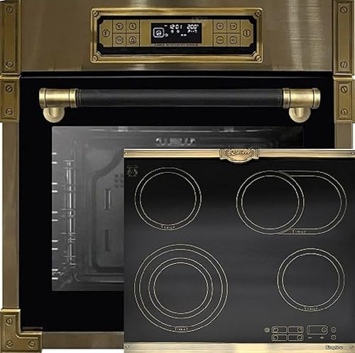 Kaiser EH 6726 AD+KCT 6185 Em Autark Retro Incasso Forno Elettrico, 80 L con piano cottura in vetroceramica, 60 cm