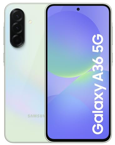 Samsung Galaxy A36 5G Smartphone, Awesome Intelligence, 8GB RAM, 256GB Storage, 50MP Camera, Awesome Lime, 3 Year Samsung Extended Warranty (UK Version)