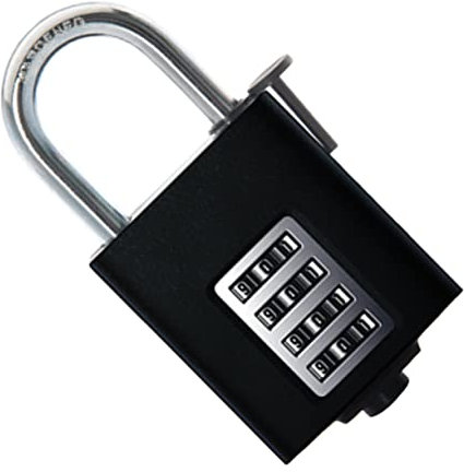 Homoyoyo Kombinationsschloss Zahlenschloss Für Außenbereich Vorhängeschloss Mit Code Zahlenschlosskombination Geeignet Für Schließfächer Und Lagertüren