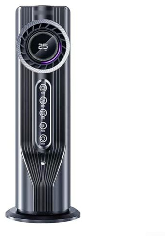 UltraQuiet 3 en 1 portátil enfriador de aire humidificador y ventilador para uso doméstico con funcionamiento de ahorro de energía y diseño compacto adecuado para dormitorios y oficina (negro)