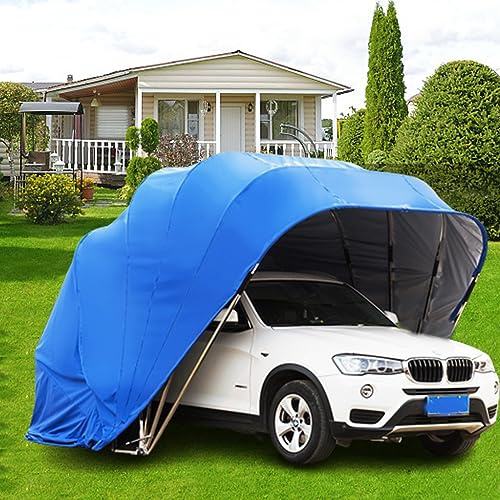 Cochera semiautomática, tienda plegable resistente para todo tipo de clima, refugio portátil para acampar y actividades al aire libre