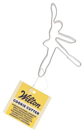 Wilton - Cortador de galletas, diseño de bailarina | Cortador de galletas de acero inoxidable, para galletas, masa, fondant, mazapán y más