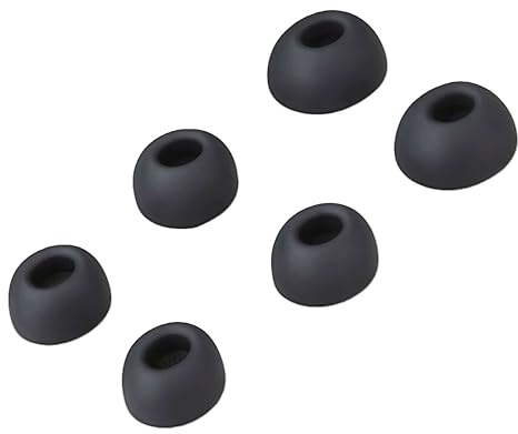 3 Paires | Rechange Embouts Silicone compatibles avec Écouteurs JBL Endurance Peak 3 | S/M/L 3 Tailles Différentes | Noir