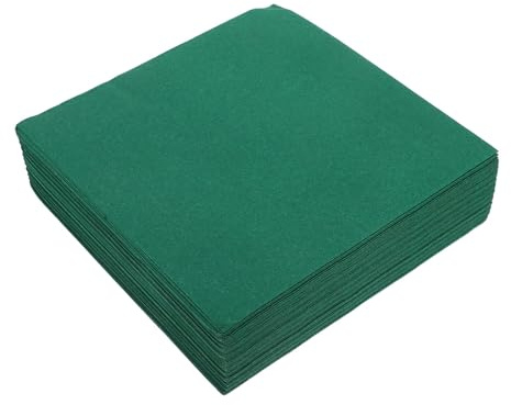VILLCASE 25stücke Grüne Papierservietten Dekorative Tischservietten Für Hochzeiten Und Partys Saugfähige Einweg-servietten Mit Modernem Look