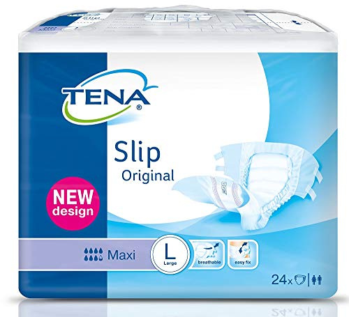 Windelhosen Tena Slip Maxi L 3x24Stk Hüfte 92-144cm, lila