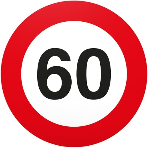 DankeDir! 60. Geburtstag Geschenk Schild 20 x 20 cm Geschenkidee Geburtstagsgeschenk runder Geburtstag 60er - Geburtstagsfeier Kleine süße Überraschung das Geburtstagskind