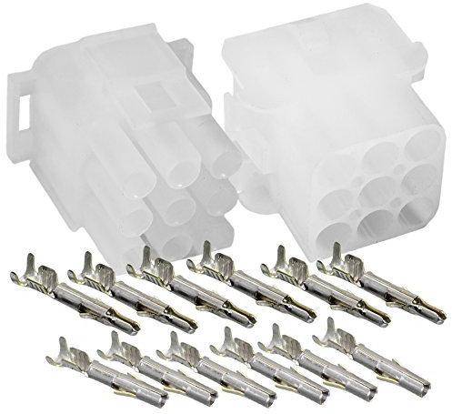 Molex -1 Complete Set - (9 Pin) w/14-20 AWG, Wire Connector - 2.13mm D, Latch Lock, MLX