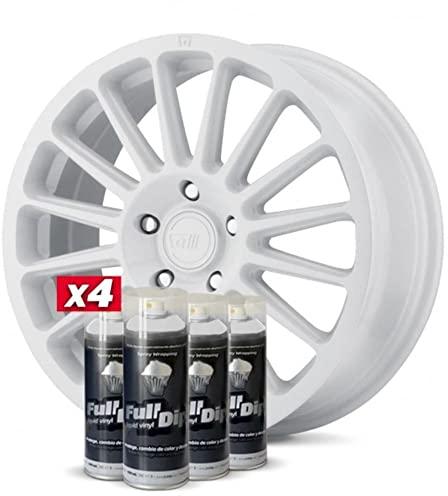 FULL DIP Packs Llantas Medianas (DE 17 A 19) Colores SOLIDOS (Blanco)