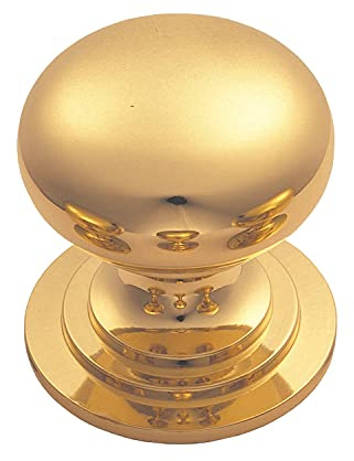 Carlisle Brass Victorian Knob – 32mm Brass Cupboard & Cabinet Door Knob