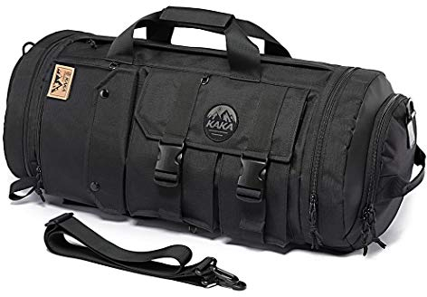 Moto Bolsa Trasera Bolsa rulo 35L Bagtecs TB8 Negro