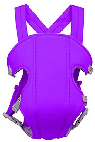 Infant Babytrage Känguru Rucksack Ergonomische Babytragetasch Wrap Atmungsaktive Baby Sling Einstellbare Komfort Infant Hipseat Für 3-16 Monate Baby,Lila