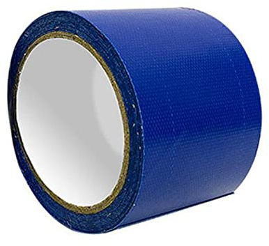 ZJT Planen Reparaturband, Reparatur Klebeband, 8cm x 5m Wasserdichtes Klebeband, Reparatur Band für PVC-beschichtetes Sonnenschirm, LKW abdeckplane, Regenfestes Tuch, Markise, Zelt (Blau)