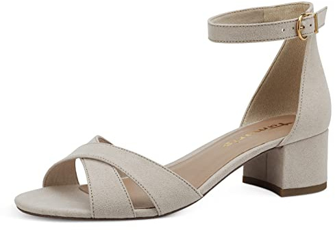 Tamaris Sandalette Damen Vegan Elegant beige,EU 39