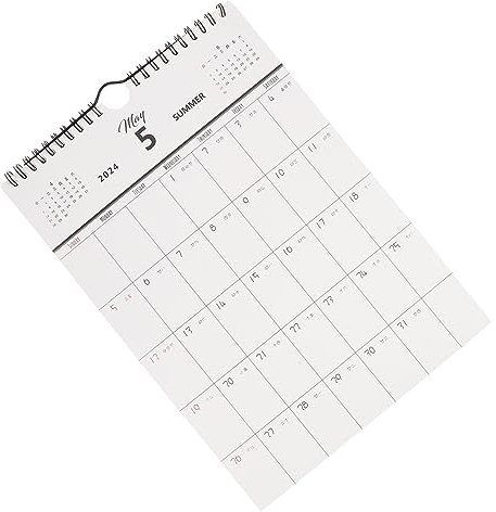 NAMOARLY Wandkalender Monatskalender Hängekalender Kalender Zum Aufhängen Für Zuhause Und Büro Mit Spiralbindung Für Termine Und Familienplanung