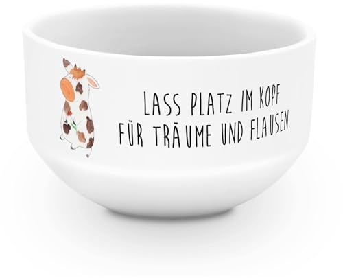 Mr. & Mrs. Panda schale Kuh - Geschenk, schälchen, Kühe, Bauernhof, Müslischale, Schüssel, Obstschale, dessertschale, Spruch, Träume, schöne, Hof